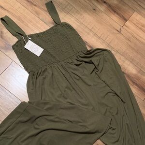 Olive Green Women's Jumpsuit NWT